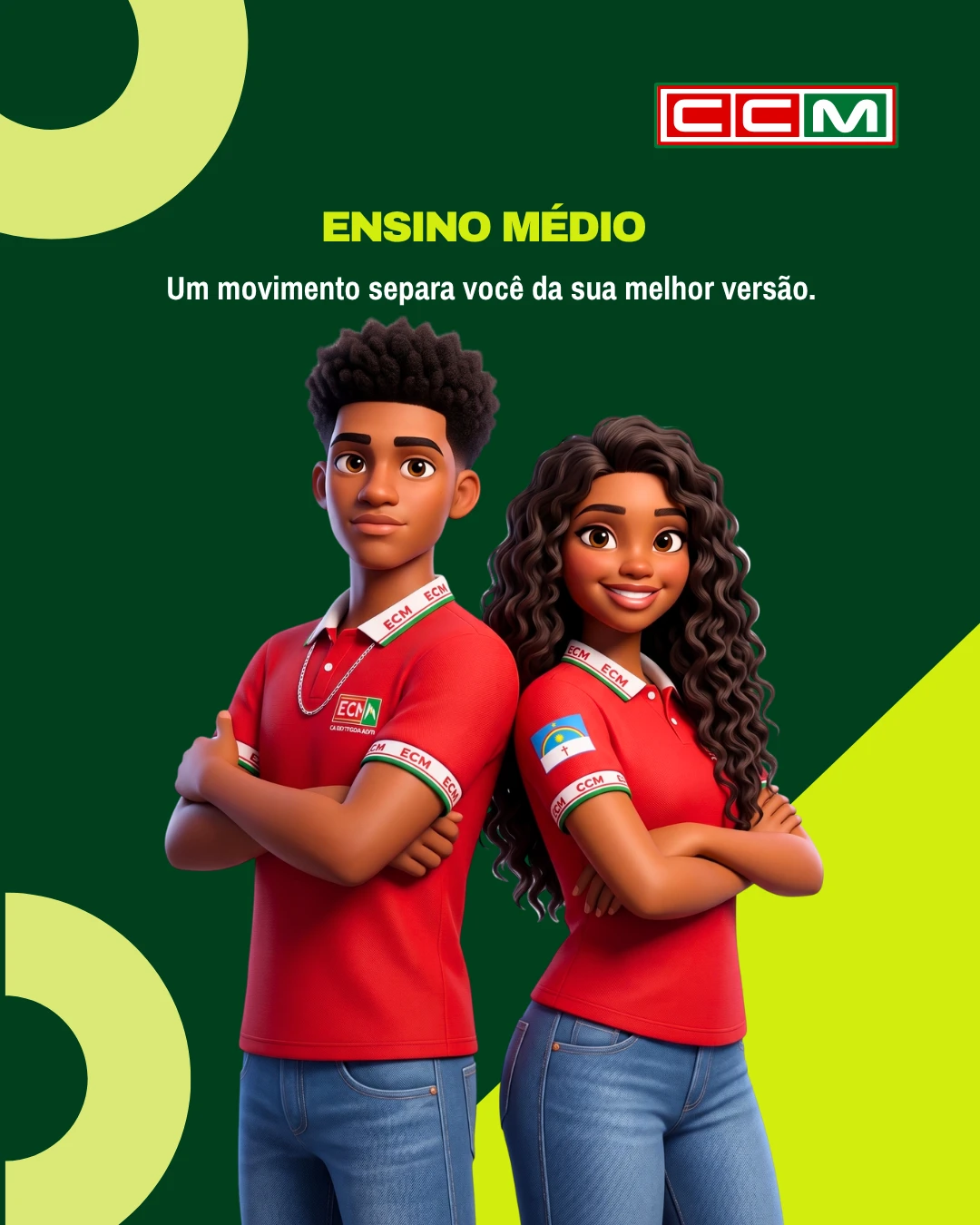 Estudantes do Ensino Médio em atividade de preparação acadêmica